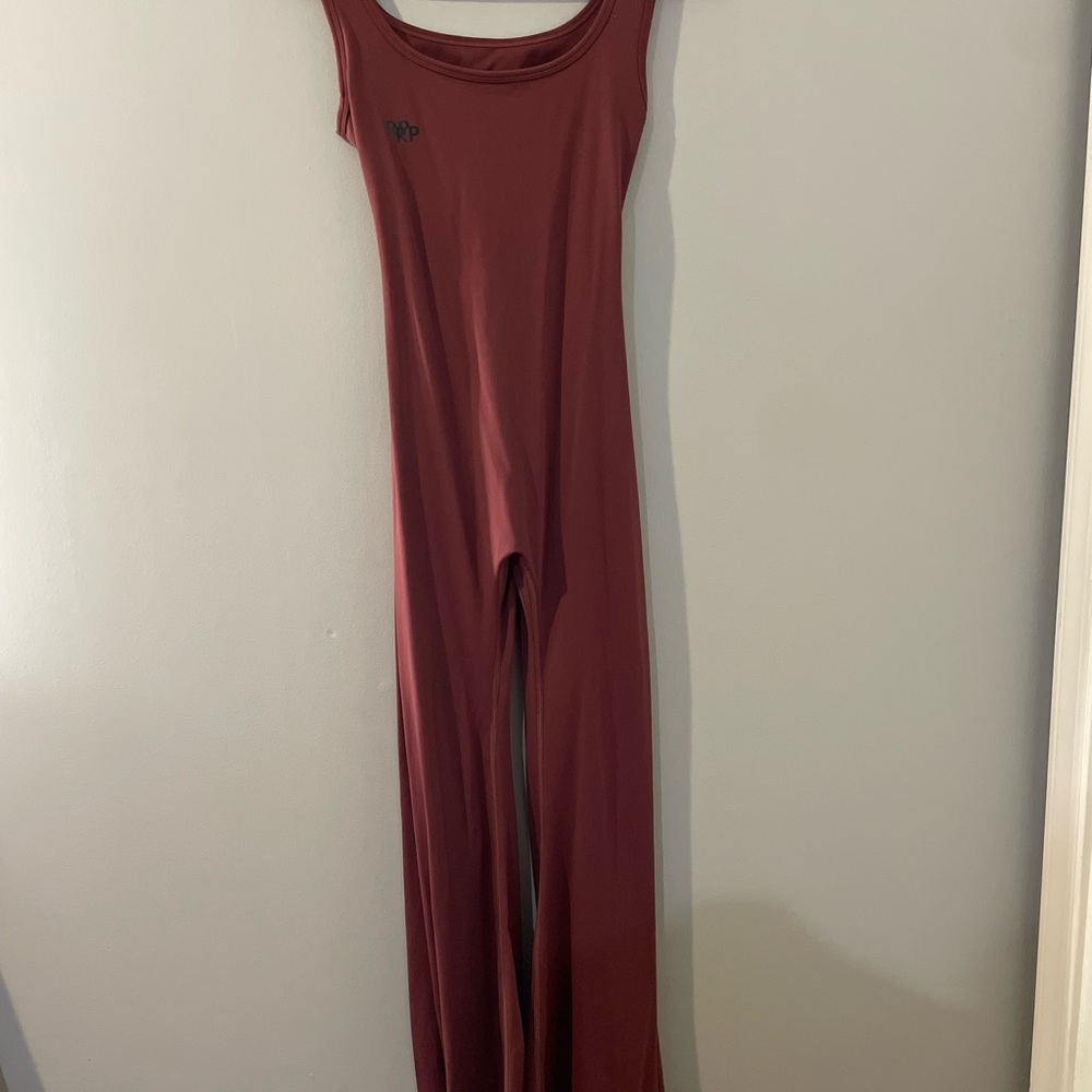 Rather Peach Women's Burgundy Jumpsuit